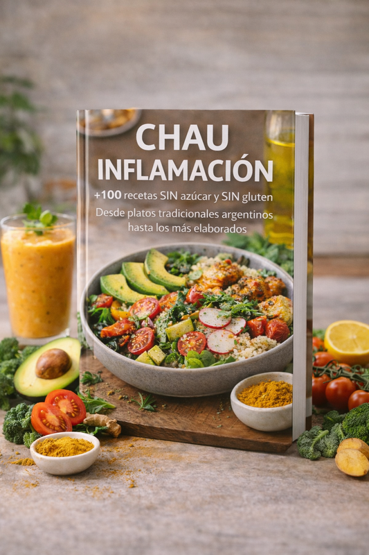 CHAU INFLAMACION +100 recetas SIN gluten y SIN azúcar